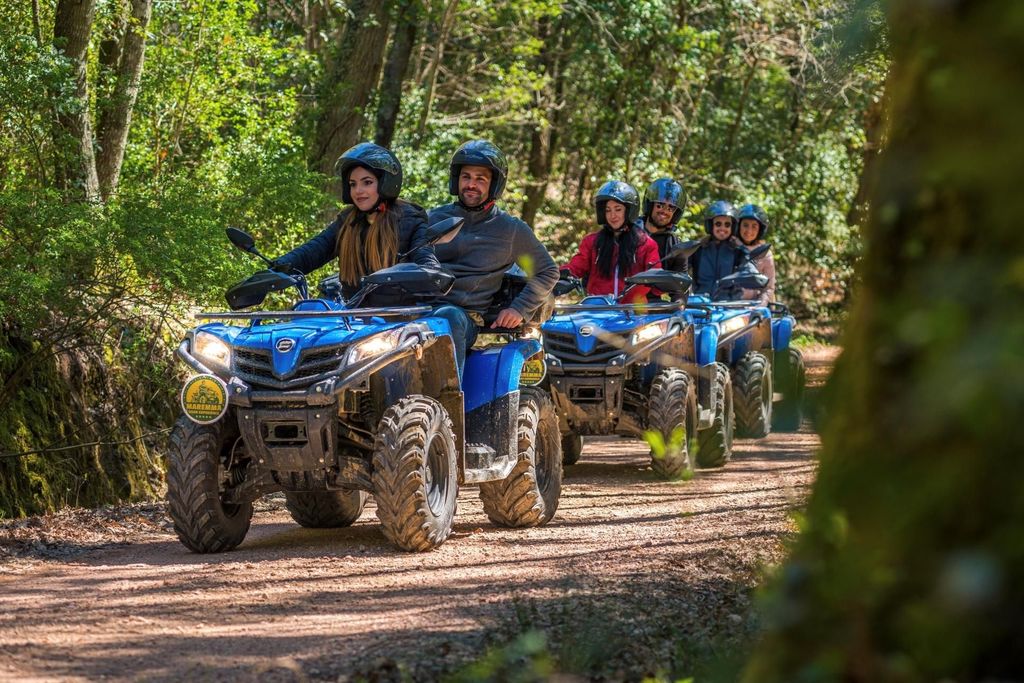Quad-Ausflug mit Grillparty in den Scarlino-Wäldern