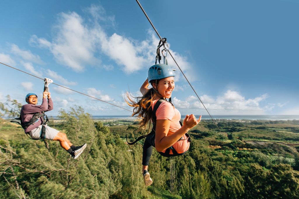 Oahu: North Shore Zip Line Adventure mit ATV und Farm Tour