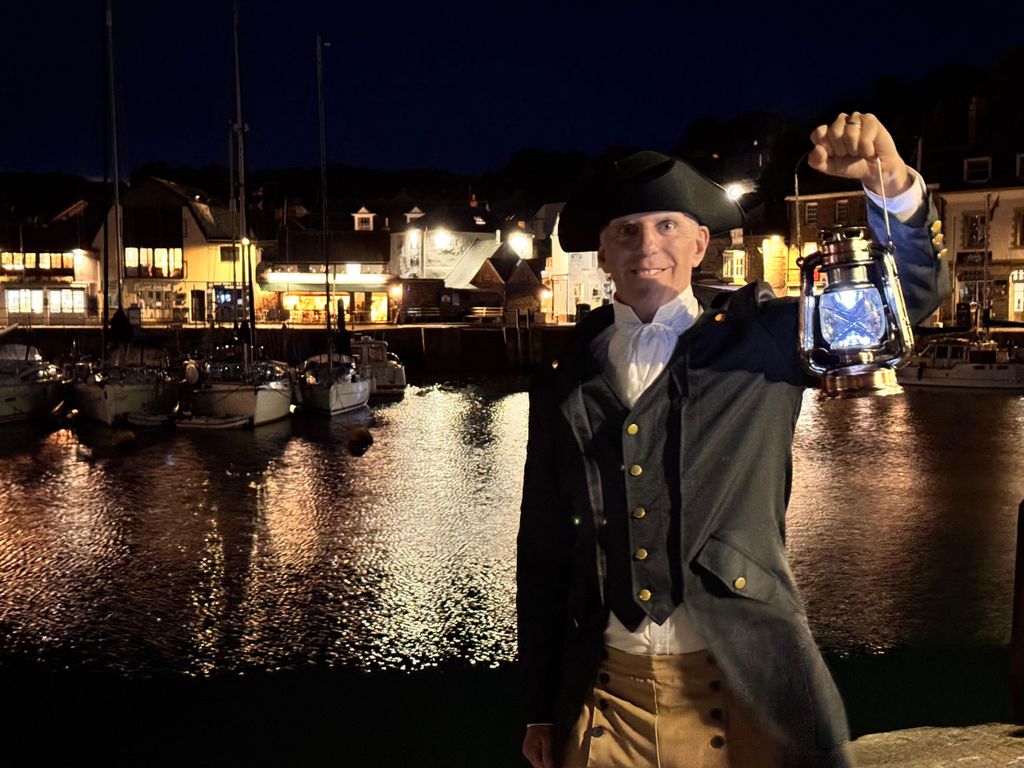Padstow: Geisterwanderung mit Guide in historischer Kostümierung