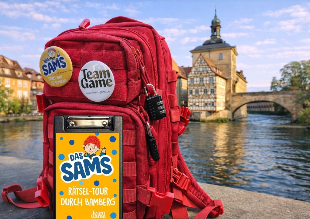 SAMS-Kinder-Rätsel-Tour mit Rätsel-Rucksack durch Bamberg