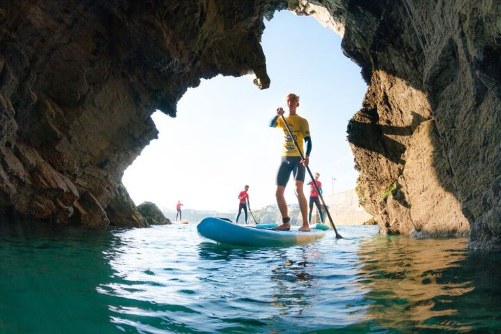 Newquay: Paddleboarding Lektion & Tour