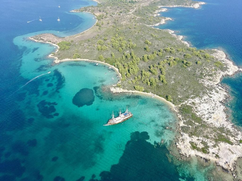 Chalkidiki: Kreuzfahrt durch die Blaue Lagune auf einem Piratenschiff