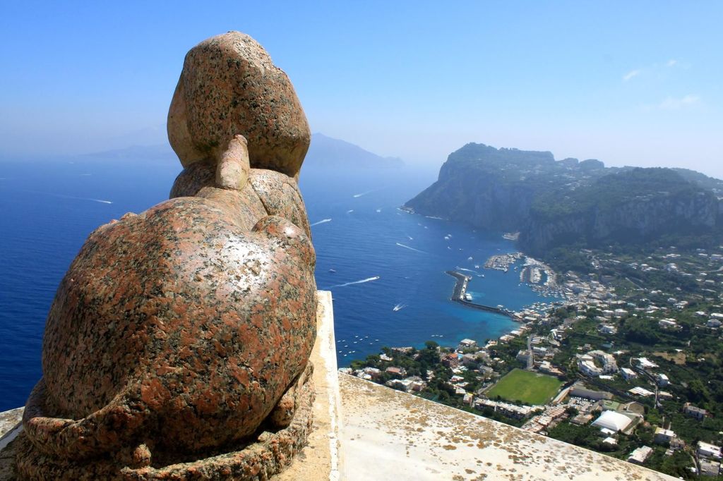 Capri mit Reiseleiter, Abfahrt von Ischia (Insel)
