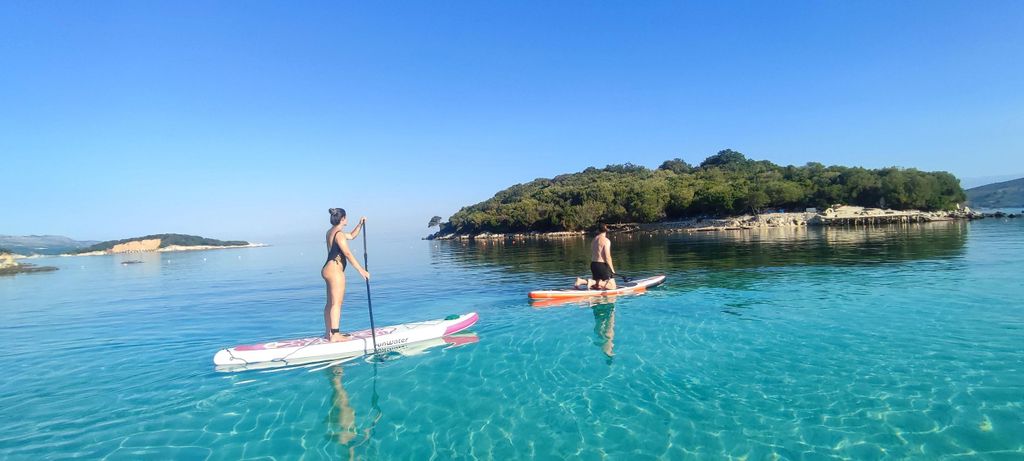 Ksamil-Inseln: Stand-Up-Paddle-Tour (SUP-Tour)