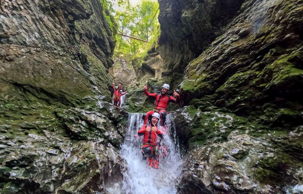 Der Bleder See: Canyoning-Abenteuer mit freiem Filmmaterial