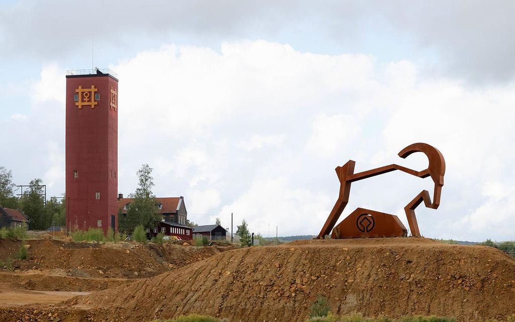 Falun: Eingang zum Minenmuseum