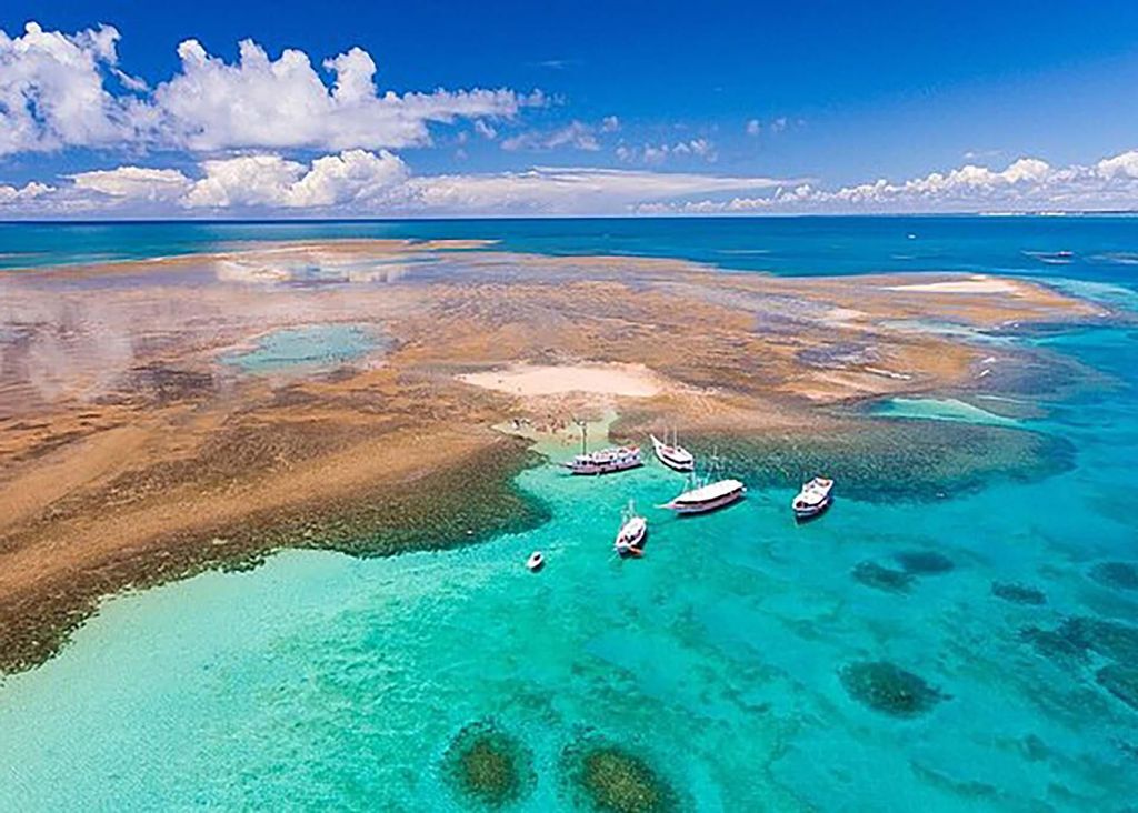 Porto Seguro: malerische Bootstour nach Recife de Fora