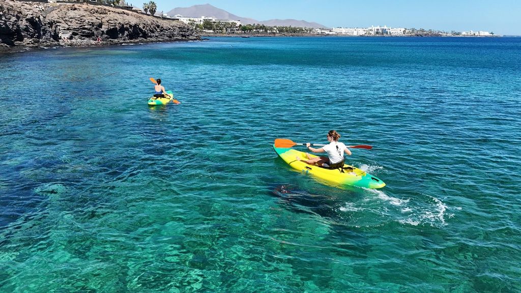 Kajak-Tour mit Schnorcheln in Playa Blanca, Lanzarote.