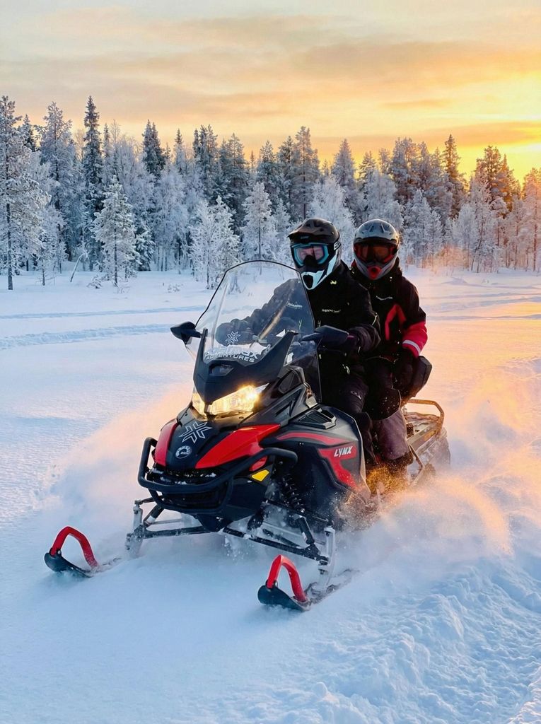 Rovaniemi: 3-stündige Schneemobil-Tour in der Wildnis