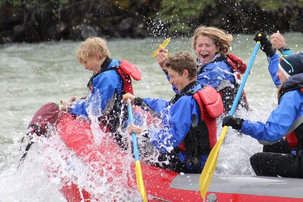Jasper National Park Familienfreundliches Rafting-Abenteuer