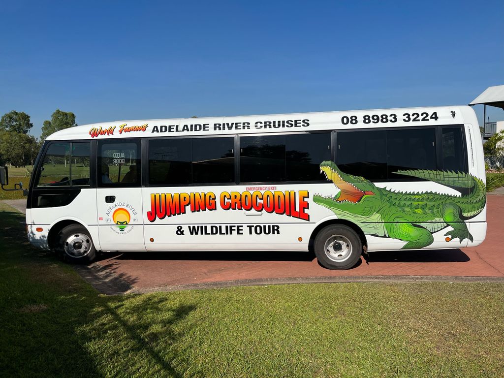 Darwin: Der Croc Bus zur berühmten Jumping Crocodile Cruise