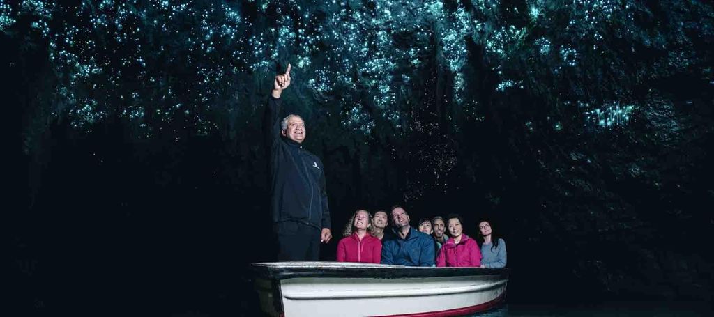 Rotorua: One-Way Trip nach Auckland über Hobbiton & Waitomo