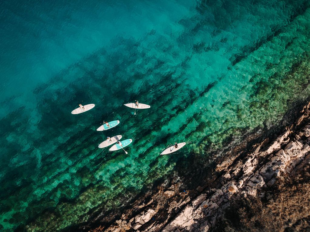 Sète: Geführte Entdeckungstour mit elektrisch unterstütztem Paddel