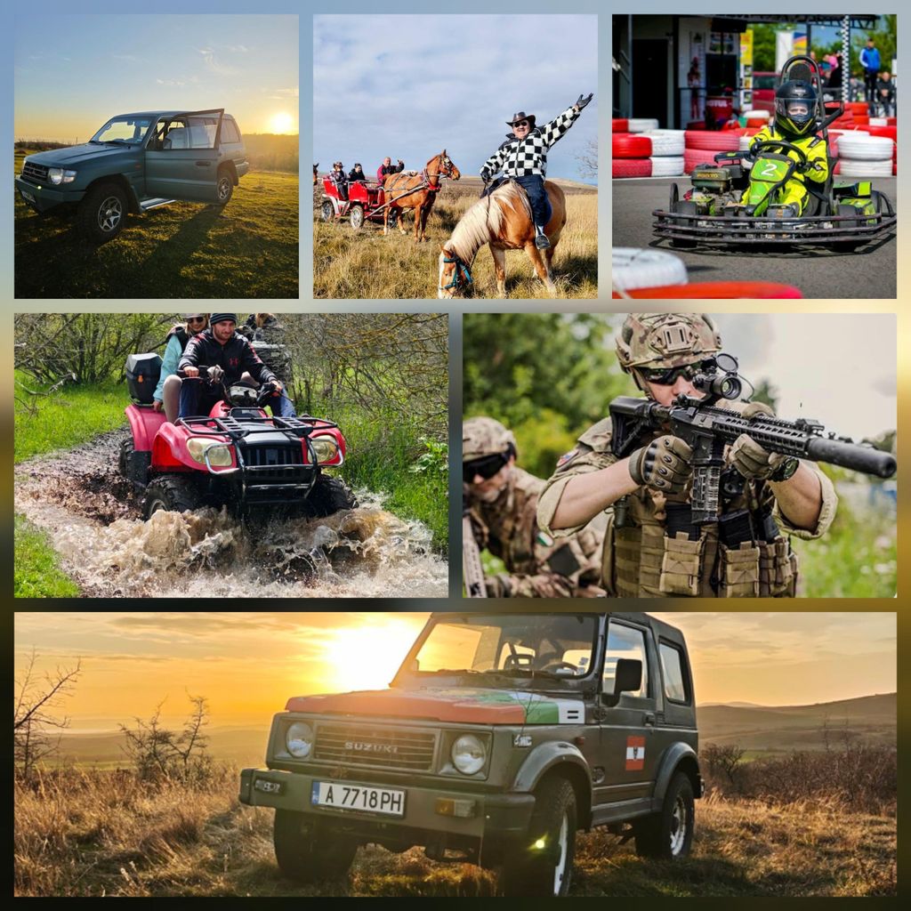 Sonnenstrand: Jeep-Safari, Ausritt, Quad, Airsoft & Go-Kart