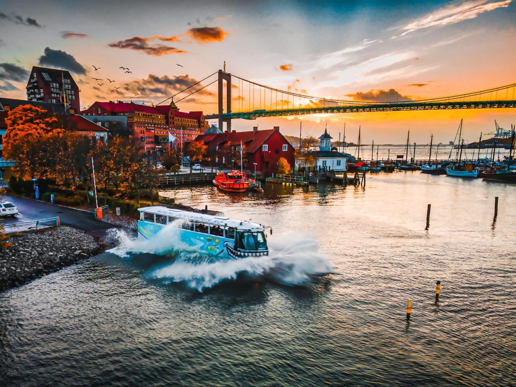 Göteborg: Land & Wasser Amphibienbus Sightseeingtour