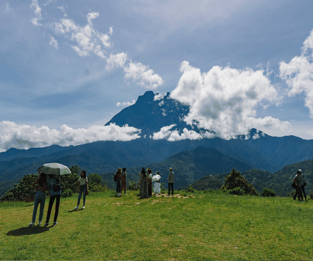 Sabah: Tagestour zum Kinabalu-Park, zu heißen Quellen und einer Kuhfarm
