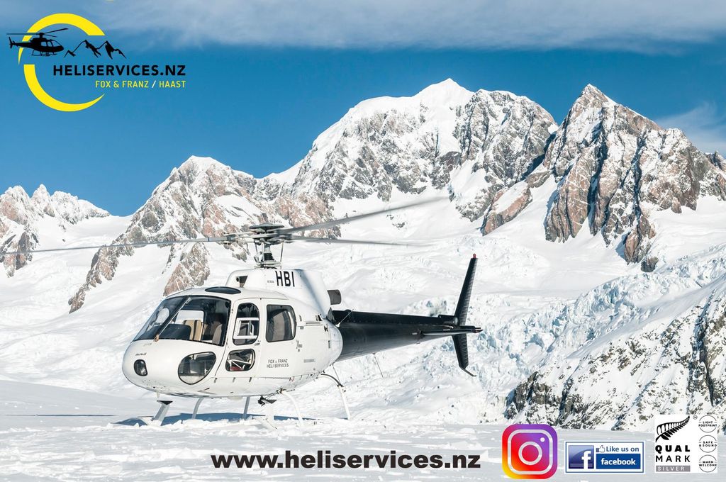 Franz Josef: Die große Tour mit dem Hubschrauber mit Schneelandung