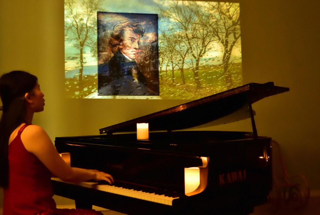 Warschauer Konzert: Chopin – Gemalt bei Kerzenlicht mit Wein