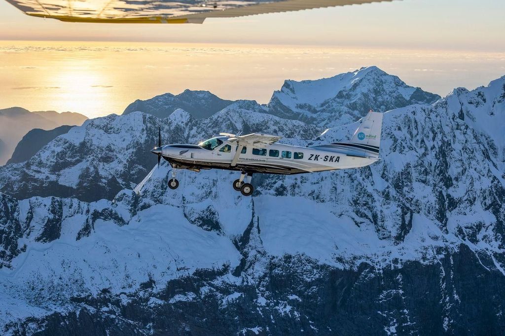 Von Queenstown: Flug zum Milford Sound und Naturkreuzfahrt