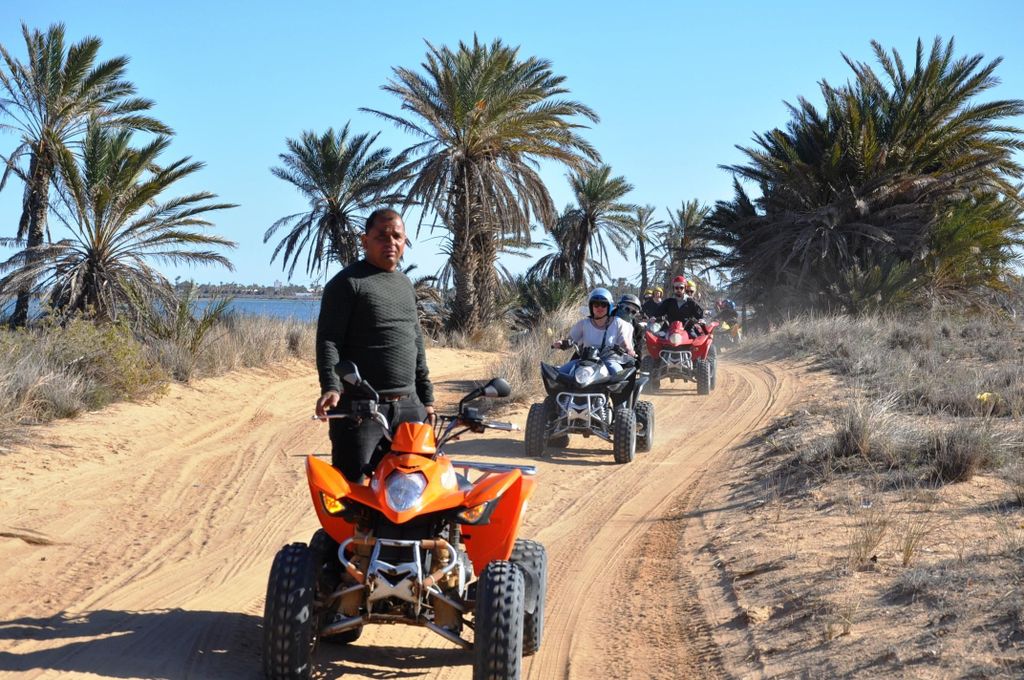 Djerba: 1,5-stündige Quad-Tour zur Rosaflamingoinsel