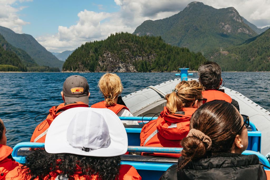 Vancouver: Indian Arm und Granite Falls Zodiac Bootstour