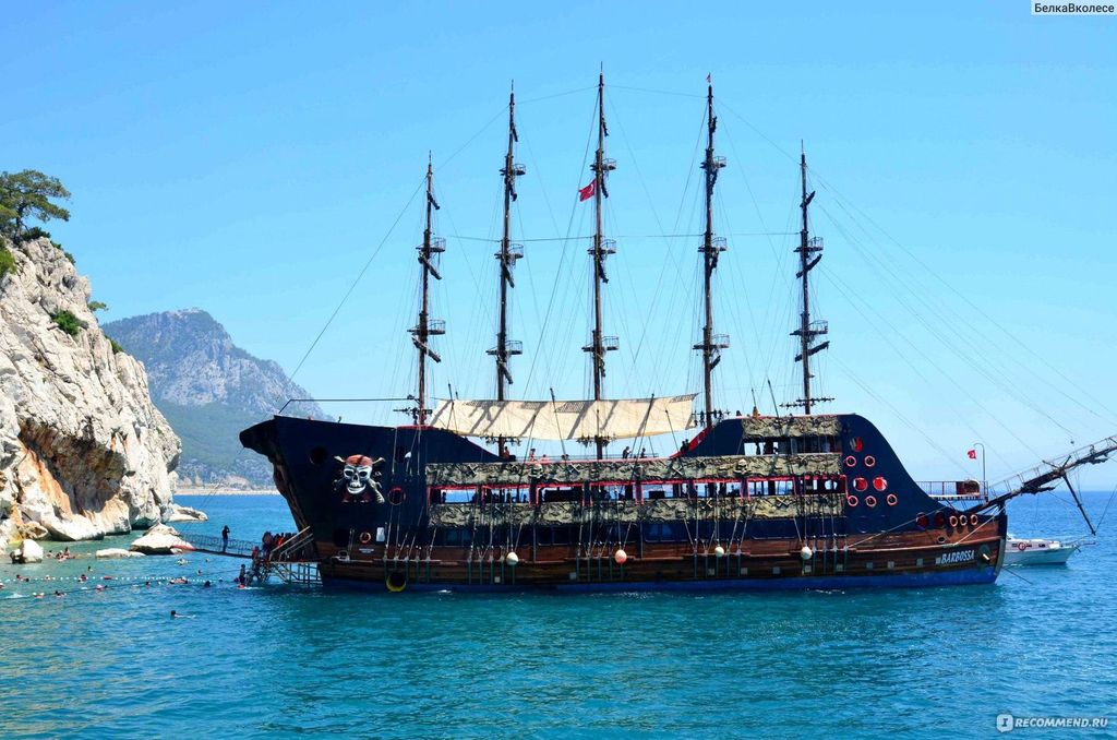Alanya: Piratenbootparty mit Schaum, Disco, Mittagessen und Getränken