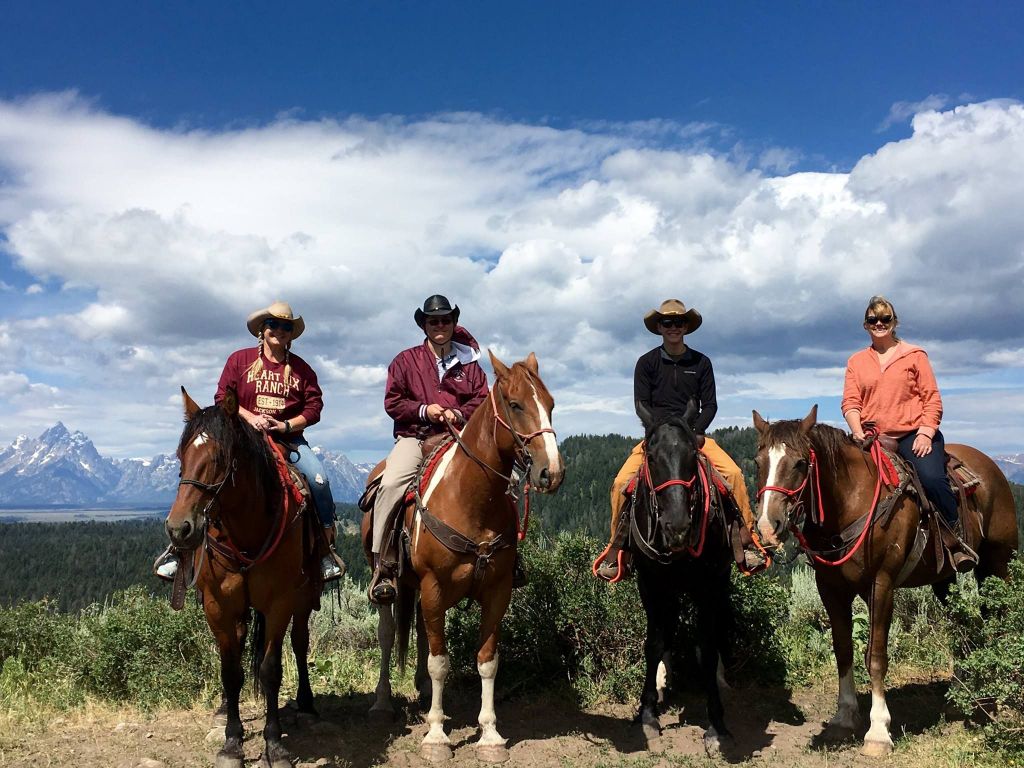 Jackson Hole: Ausritt im Bridger-Teton National Forest