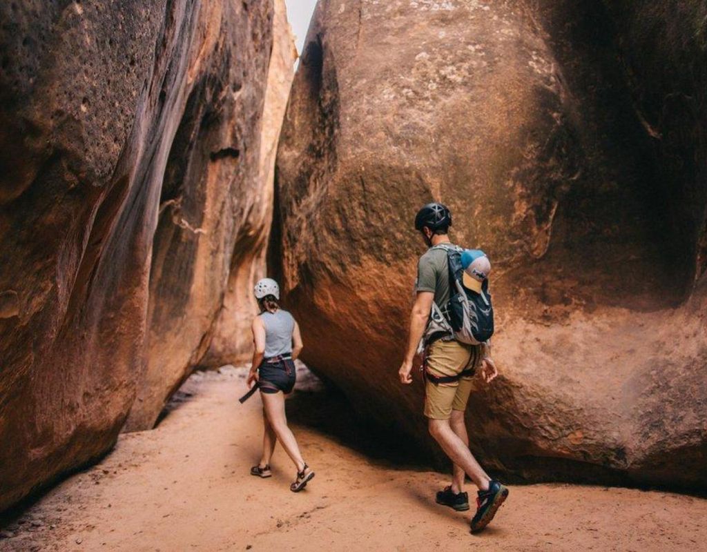 Von Moab aus: Halbtägiges Canyoning-Abenteuer in der Entrajo-Schlucht