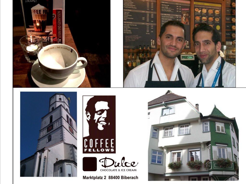 Das Coffee Fellows in Biberach findest Du schräg gegenüber der Kirche