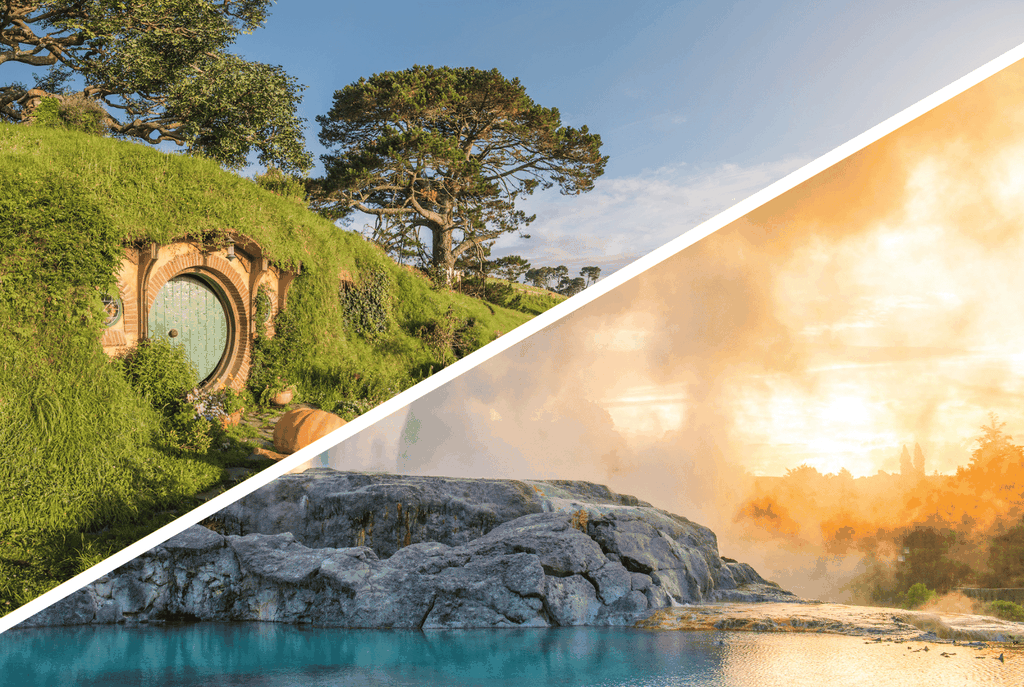 Auckland: Hobbiton und Rotorua Tagestour inklusive Te Puia