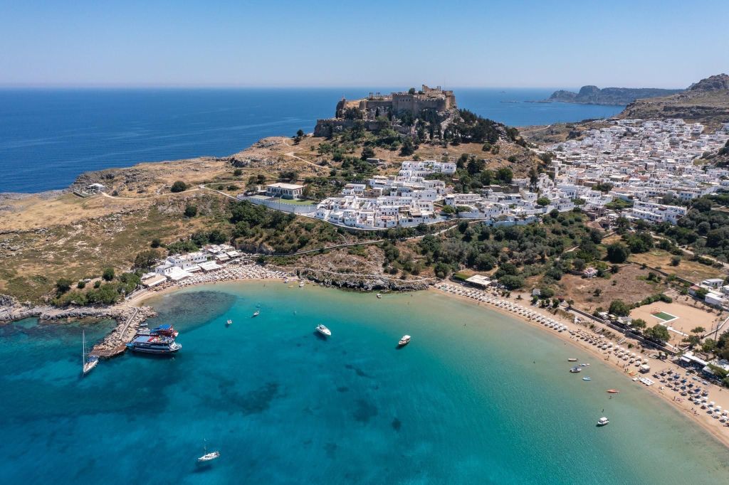 Faliraki: Hochgeschwindigkeitsfahrt nach Lindos mit Badepause