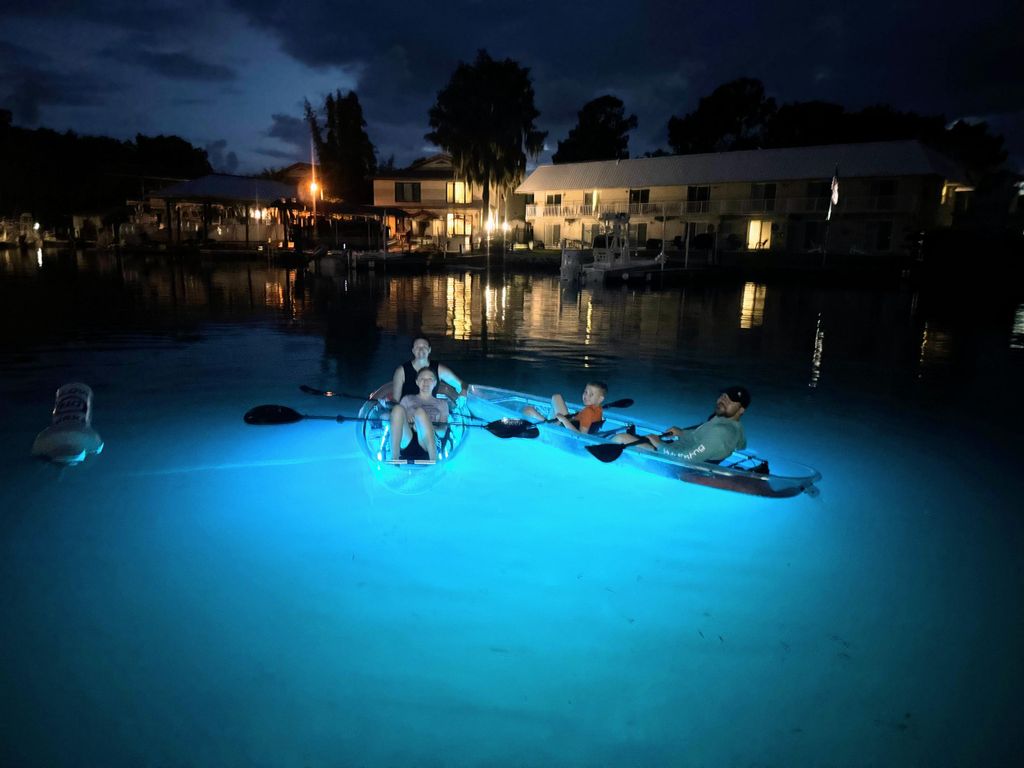 Crystal River Clear Kayak Sunset & Night Glow Tour