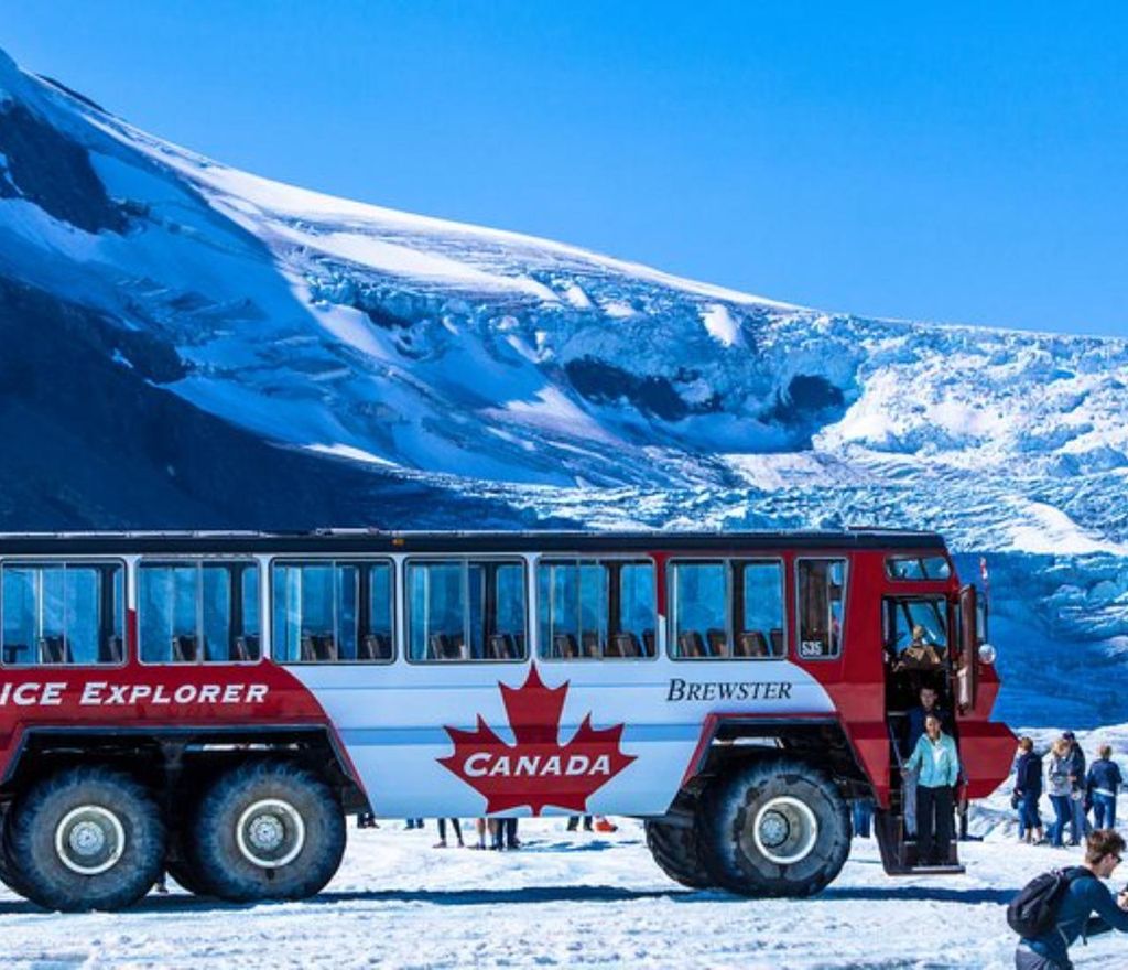 Columbia Icefield, Skywalk, Crowfoot-Gletscher und Seen-Tour