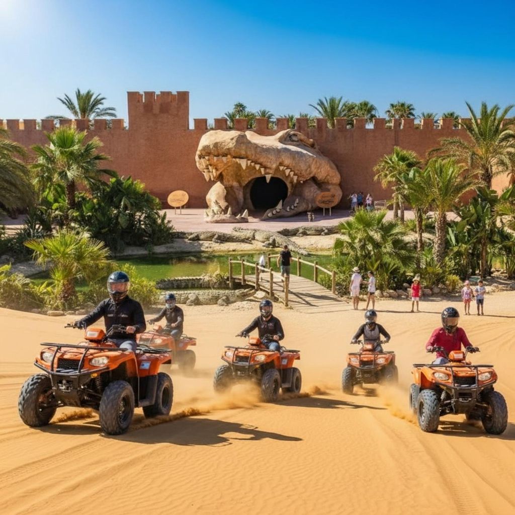 Agadir: Quad-Safari mit optionalem Crocoparc