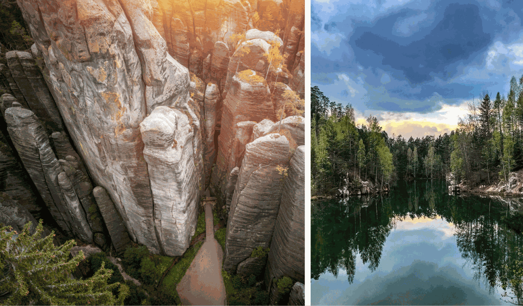 Von Breslau aus: Adršpach Rock City Trip mit privatem Fahrer