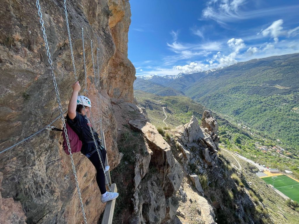 Granada: Via Ferrata La Araña mit Führung