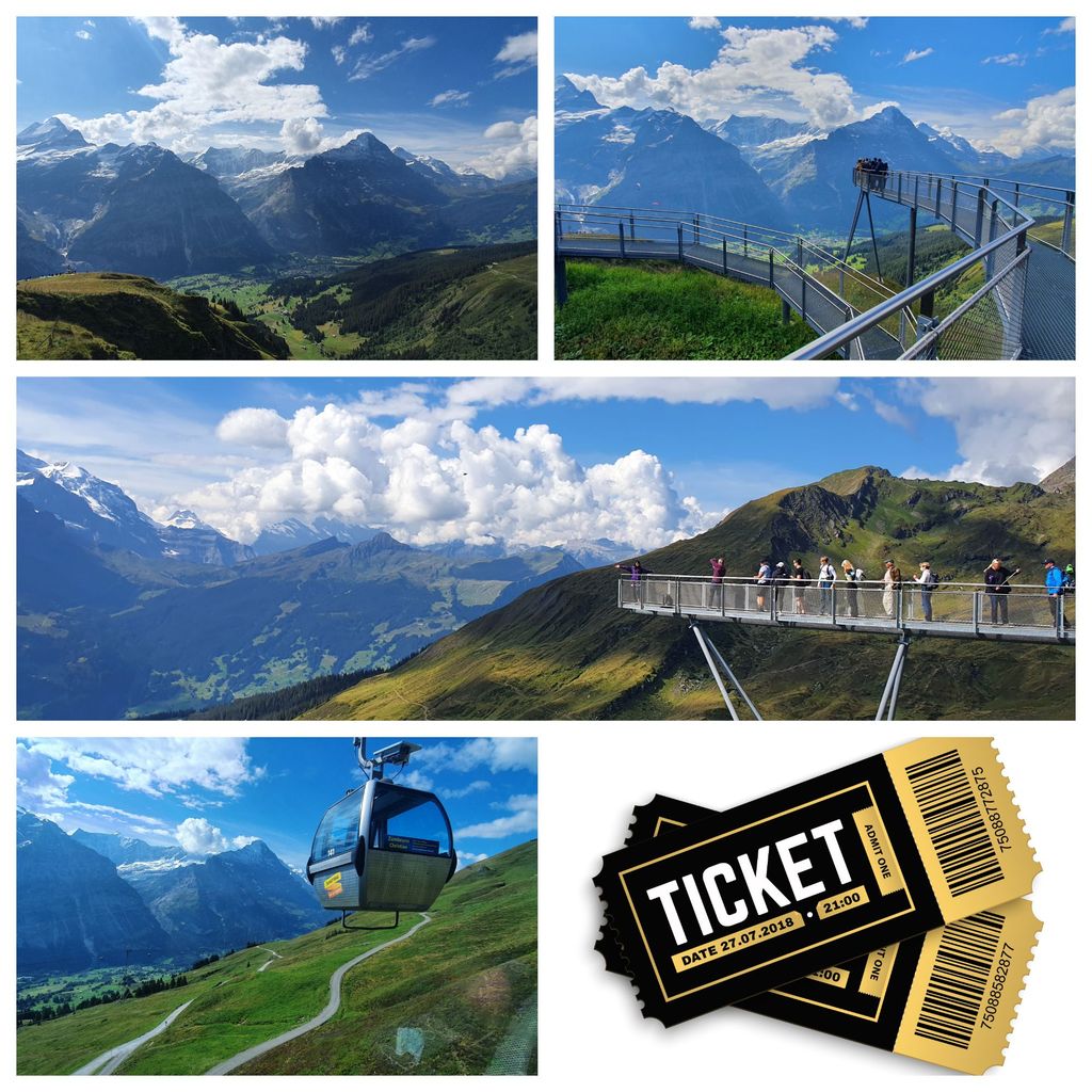 Attraktions-Ticket: Grindelwald First ab Interlaken