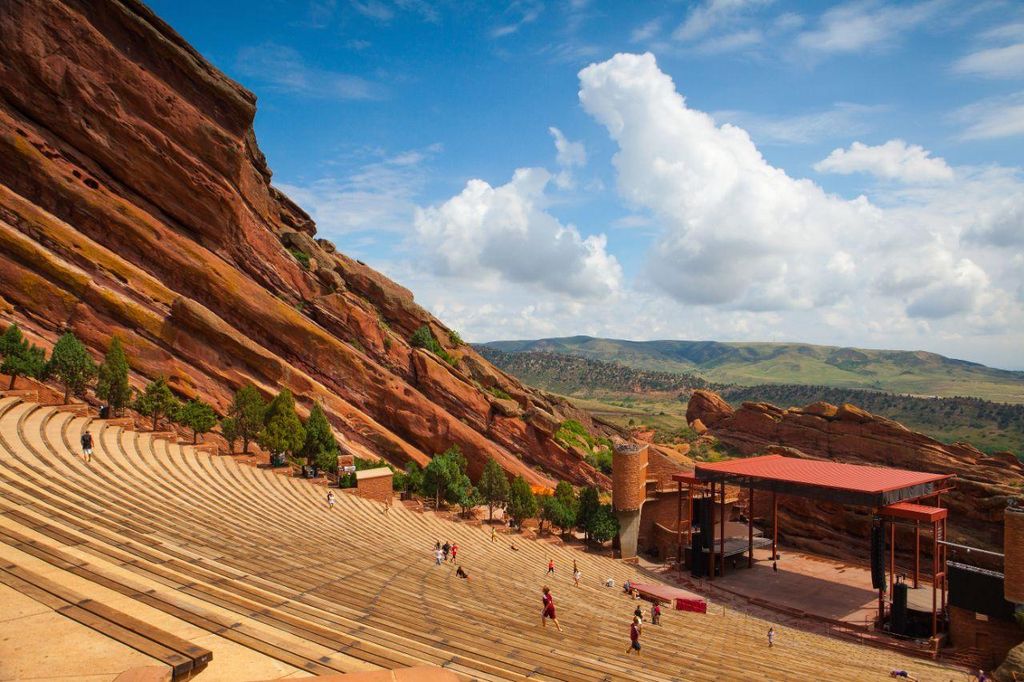 Von Denver aus: Red Rocks und Foothills Halbtagestour mit Führung
