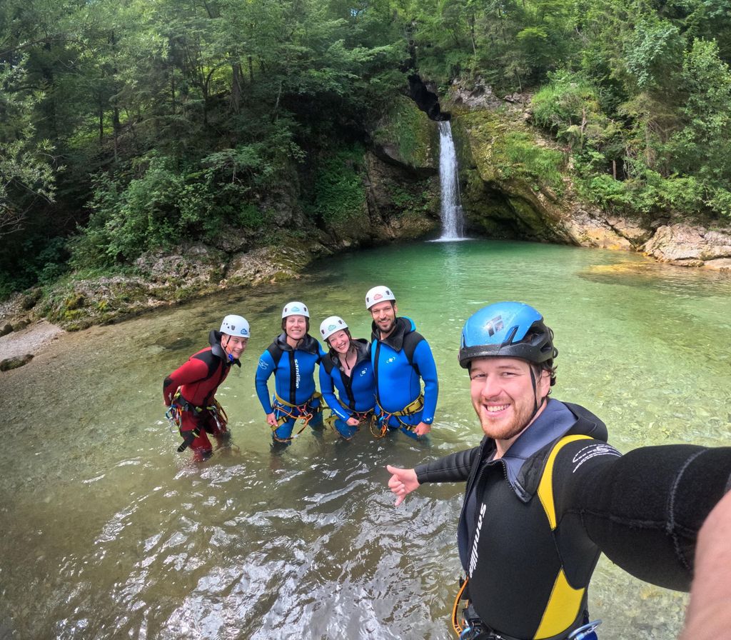 Bled: Canyoning-Abenteuer im Triglav-Nationalpark mit Fotos