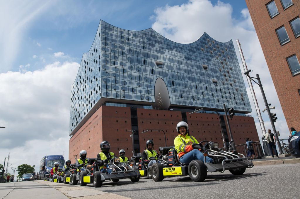 Hamburg: Panoramastraßenkart Tour