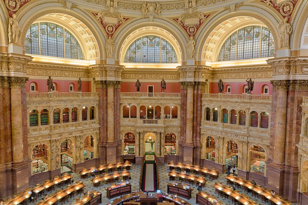 Lesesaal der Library of Congress
