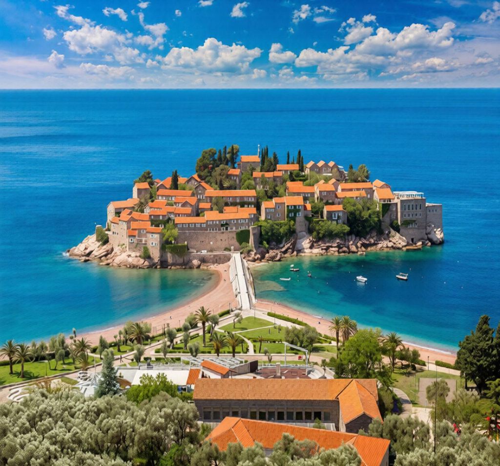 Shkodra: Montenegro (Budva, Sv Stefan) & Bootsfahrt auf dem Shkodra-See