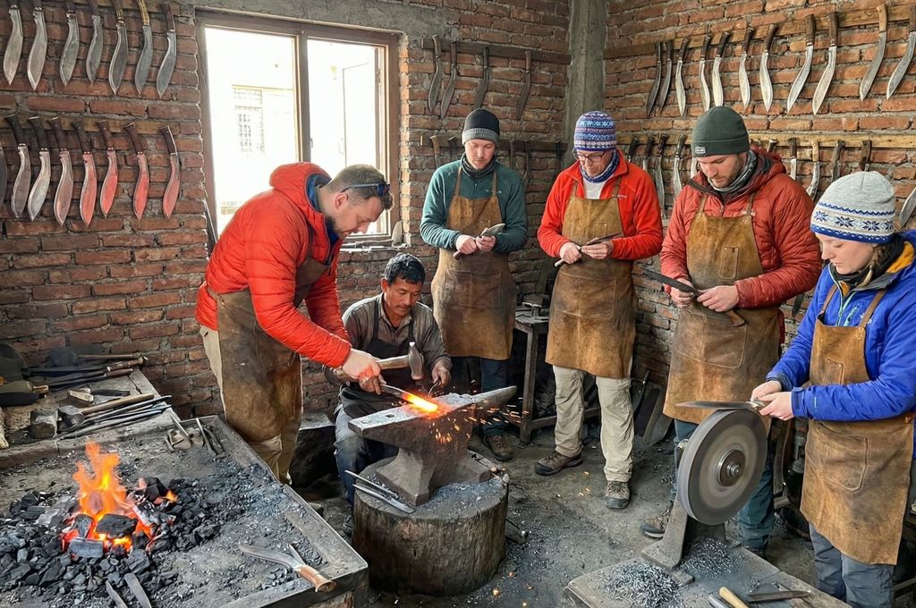 Gorkhali Khukuri-Herstellung mit Patan-Tempel- und Khokana-Tour