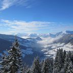 Winter in den österreichischen Bergen