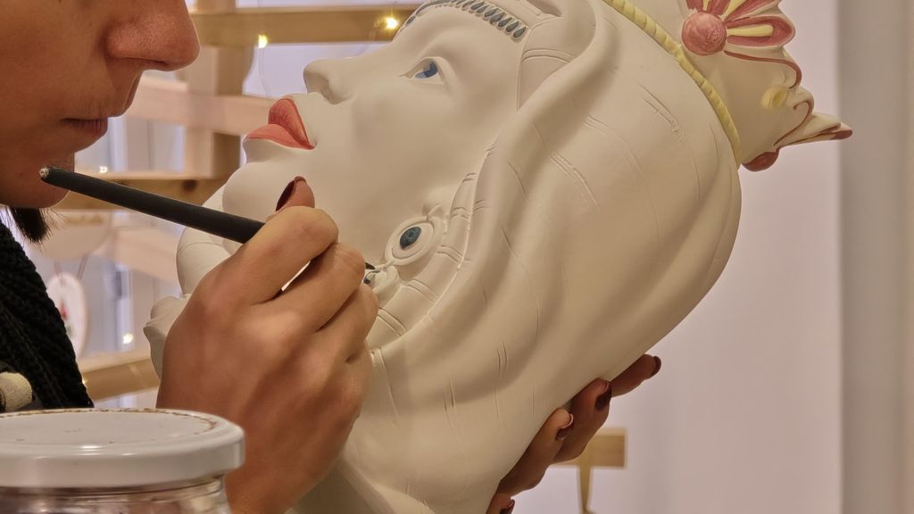 Enna: Bemale deinen Testa di Moro aus sizilianischer Keramik