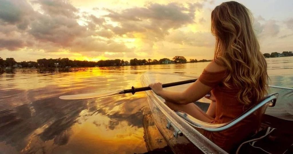 Winter Park: Tour mit transparentem Kajak auf der Seen-Kette