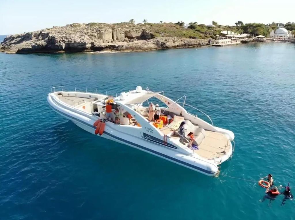 Rhodos: Bootstour zu 3 Badestellen mit Essen und Getränken