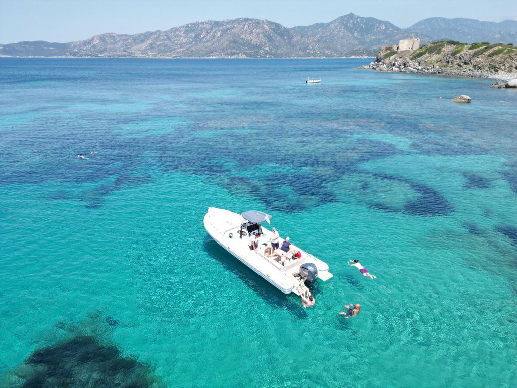 Villasimius ab Cagliari: Halbtägiger Bootsausflug mit Shuttle