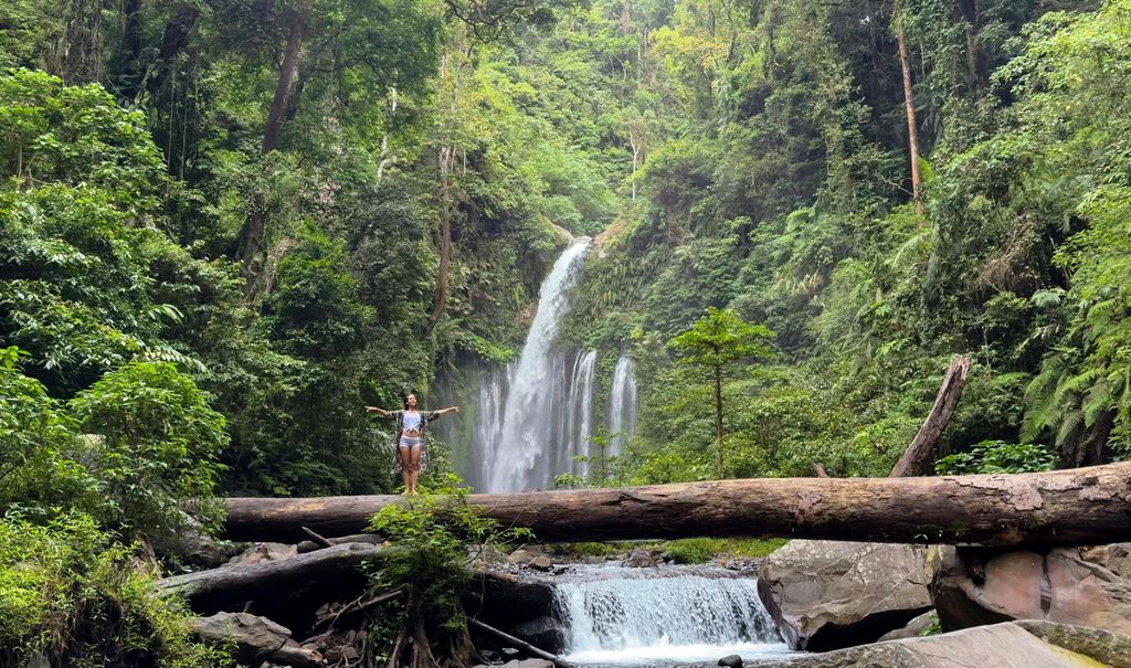 Lombok-Wasserfall-Tour und Panorama-Wanderung