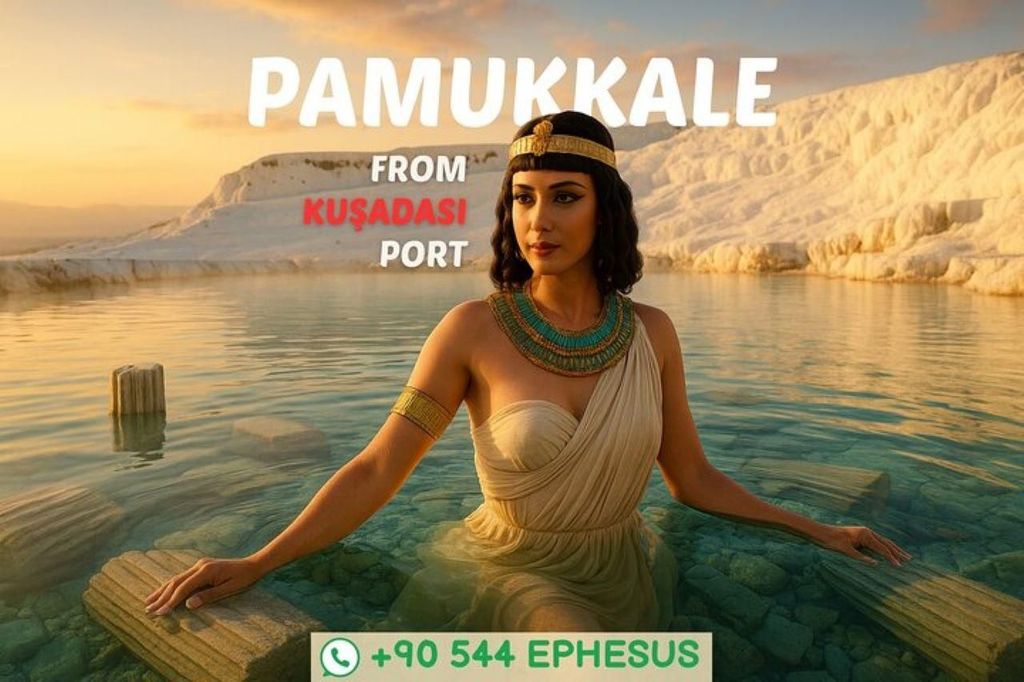Private Tour nach Pamukkale und Hierapolis vom Hafen von Kusadasi aus